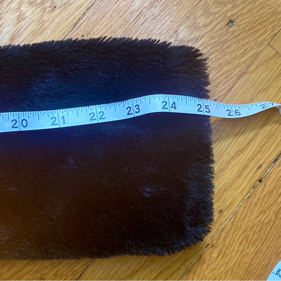 Aeropostale Faux Fur Jacket Black Women’s Sz M Pockets Hood - Picture 11 of 12